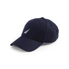Boné Nautica Ajustável de Algodão Marinho com Logo Bordado