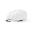 Boné Newsboy KUJUHA 100% algodão para homens branco Boné Newsboy KUJUHA 100% algodão para homens branco