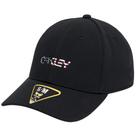 Boné Oakley 6 Panel Stetch Metallic - BLACK/AMERICAN FLAG