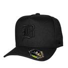 Boné Overking Aba Curva Snapback Brooklyn Preto Boné Overking Aba Curva Snapback Brooklyn Preto