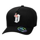 Boné Overking Aba Curva Snapback Garden Preto Boné Overking Aba Curva Snapback Garden Preto