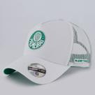 Boné Palmeiras Trucker Branco e Verde