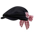 Boné plano ajustável para homens com fita xadrez estilo Gatsby Boné plano ajustável para homens com fita xadrez estilo Gatsby