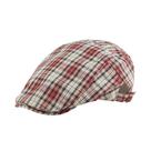 Boné plano, chapéu vintage Gatsby Newsboy, padrão xadrez para homens