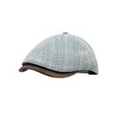 Boné plano Gatsby Newsboy, chapéu de algodão listrado para homens e mulheres Boné plano Gatsby Newsboy, chapéu de algodão listrado para homens e mulheres