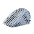 Boné plano Gatsby Newsboy, chapéu listrado, xadrez para homens