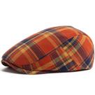 Boné plano Gatsby Newsboy Hat com padrão xadrez para homens Boné plano Gatsby Newsboy Hat com padrão xadrez para homens