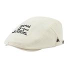 Boné plano Gatsby Newsboy Hat Scally Cap para homens de algodão branco