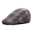 Boné plano Gatsby Newsboy Hat Scally Cap para homens de algodão/jeans