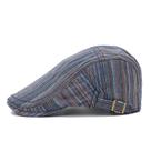 Boné plano listrado multicolorido Gatsby Newsboy para homens Boné plano listrado multicolorido Gatsby Newsboy para homens