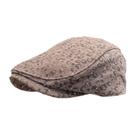 Boné plano masculino com estampa de leopardo com detalhes de strass Boné plano masculino com estampa de leopardo com detalhes de strass