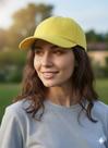 Boné Premium Amarelo Costura Reforçada Aba Curva Conforto e Estilo
