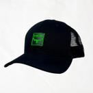 Boné Preto Country Masculino Bordado Fecho Regulavel New