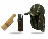 Boné Protetor Pescoço + Apito Inhambu Açu 5 e Apito Macuco Boné Protetor Pescoço + Apito Inhambu Açu 5 e Apito Macuco