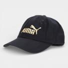 Boné Puma Aba Curva Essentials - Preto e Dourado - Único