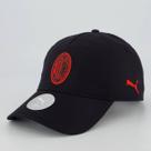 Boné Puma AC Milan Preto e Vermelho Boné Puma AC Milan Preto e Vermelho