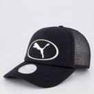 Boné Puma Cat Logo Trucker Preto