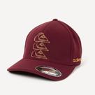 Boné Quiksilver Aba Curva Chrome Three Logo WT26 Vinho Boné Quiksilver Aba Curva Chrome Three Logo WT26 Vinho