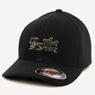 Boné Quiksilver Aba Curva Outline Broken Omni SM26 Preto