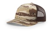 Boné R RICHARDSON Trucker estampado de cinco painéis com snapback Boné R RICHARDSON Trucker estampado de cinco painéis com snapback