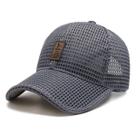 Boné respirável Aba curva Masculino/Feminino Preto/Cinza/Azul