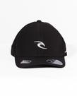 Boné Rip Curl Wave Icon VC SB Preto Poliéster Stretch Hidro Protech Snapback