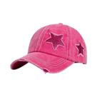 Boné Rosa Feminino Estilo Retrô Com Aba Larga Para Primavera E Verão Boné Rosa Feminino Estilo Retrô Com Aba Larga Para Primavera E Verão