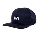 Boné RVCA Aba Curva Vent Cap Stapback SM25 Preto Boné RVCA Aba Curva Vent Cap Stapback SM25 Preto