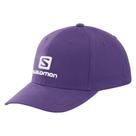 Boné Salomon Logo Aba Curva Roxo