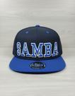 Boné Samba Azul Royal Snapback Aba Reta Adulto