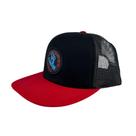 Boné Santa Cruz Screaming 50 Skate Trucker Preto Vermelho