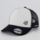 Boné Santos Trucker Branco e Preto