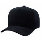 Boné Snap Liso Preto e Branco Com Ajuste Relaxado