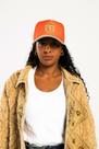 Boné snapback aba curva coral rose com aba cotelê bege gg gran guerrero Boné snapback aba curva coral rose com aba cotelê bege gg gran guerrero