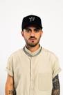 Boné snapback aba curva preto coroa silk gran guerrero