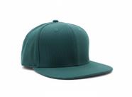 Boné Snapback Aba Reta Verde-Petróleo Liso Premium Ajustável Streetwear Minimalista Casual Urban