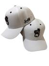 Bone SunHot Aba Curva "Big Mouth" Branco