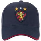 Boné Super Cap Sport Club Recife Bordado Unissex Preto