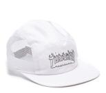 Boné Thrasher 5 Panel Flame Outline White