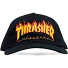 Boné Thrasher Dad Hat Flame Logo Preto