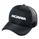 Boné Trucker Aba Curva Scania Caminhão Unissex