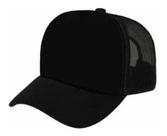 Boné Trucker Básico Aba Curva Com Tela Unissex Ajustável Unissex
