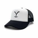 Boné Trucker Country Estilo Yellowstone Western Autêntico - Branco Boné Trucker Country Estilo Yellowstone Western Autêntico - Branco