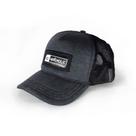 Boné trucker de telinha grafite (mescla) com preto