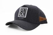 Boné Trucker - Jeans Grafite