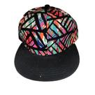 Boné Trucker Preto Aba Reto Cottons Estilo Hip Hop Snapback Estampa Colorido