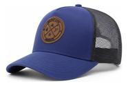 Boné Trucker Retrô Hip Hop Aba Curva Unissex Premium Luke Sports - Azul Boné Trucker Retrô Hip Hop Aba Curva Unissex Premium Luke Sports - Azul