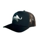 Boné Trucker Sol A Sol Poliester Ajustável Casual Preto