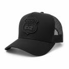 Boné Trucker Sol A Sol Poliéster Ajustável Casual Preto