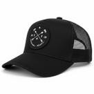 Boné Trucker Sol A Sol Poliester Ajustável Preto
